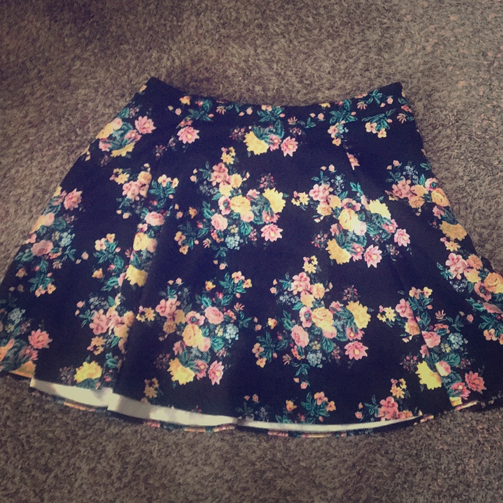 Jcpennys(boutique) floral skater skirt